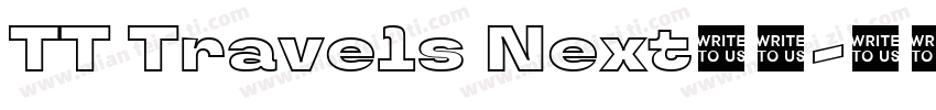 TT Travels Next字体字体转换